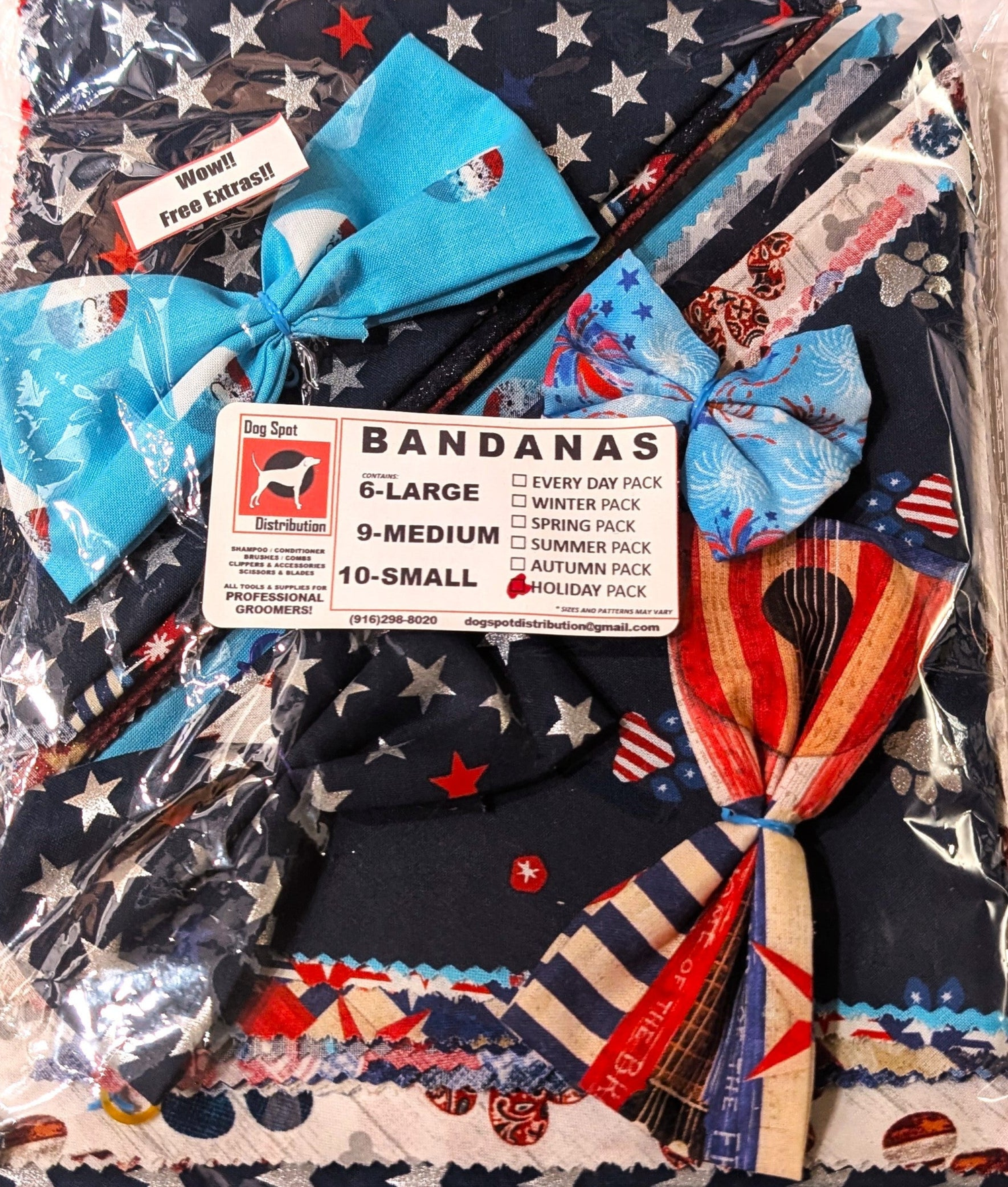 PRE-CUT BANDANAS for every occasion!